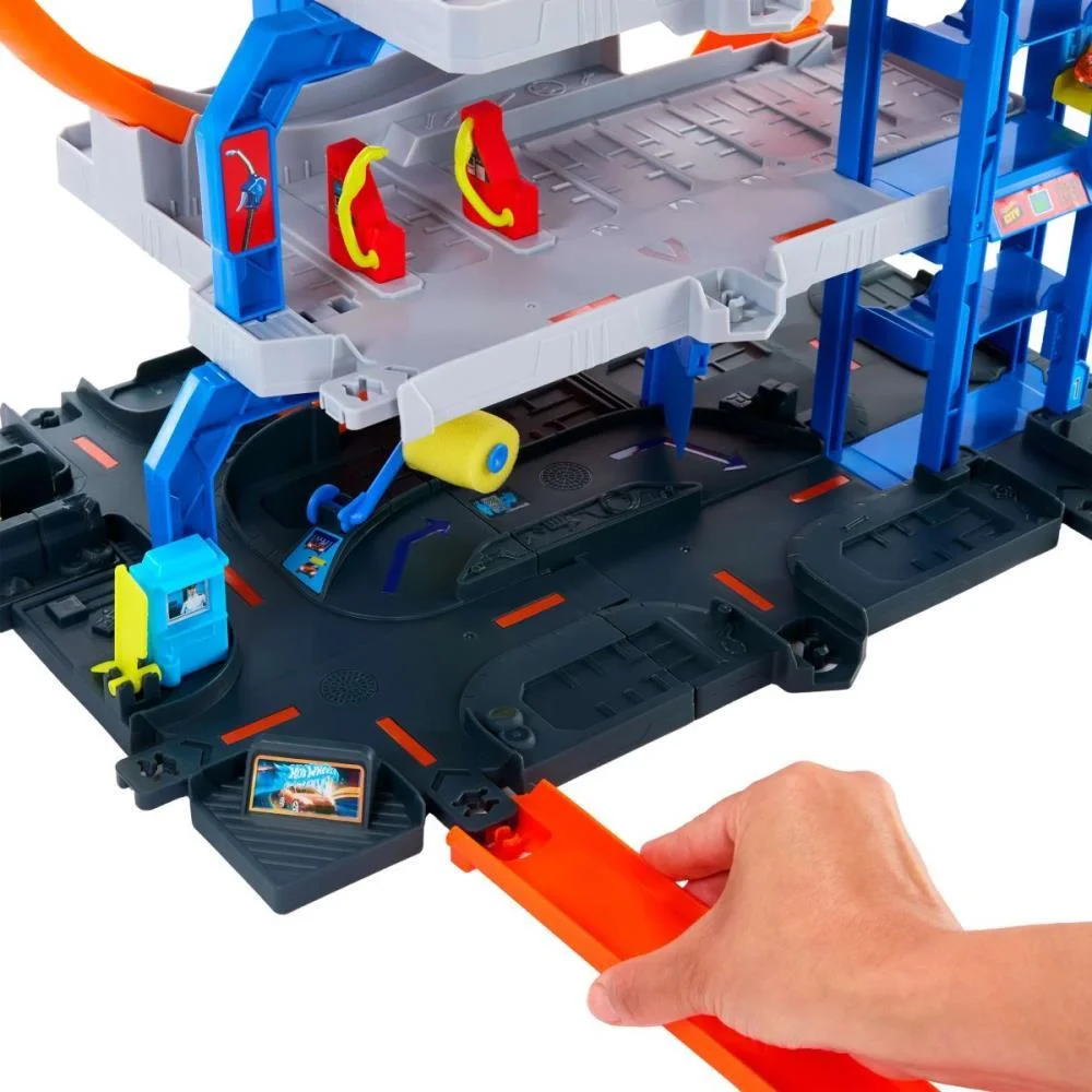 Hot Wheels Pista City Mega Garagem Mattel - imagem 5