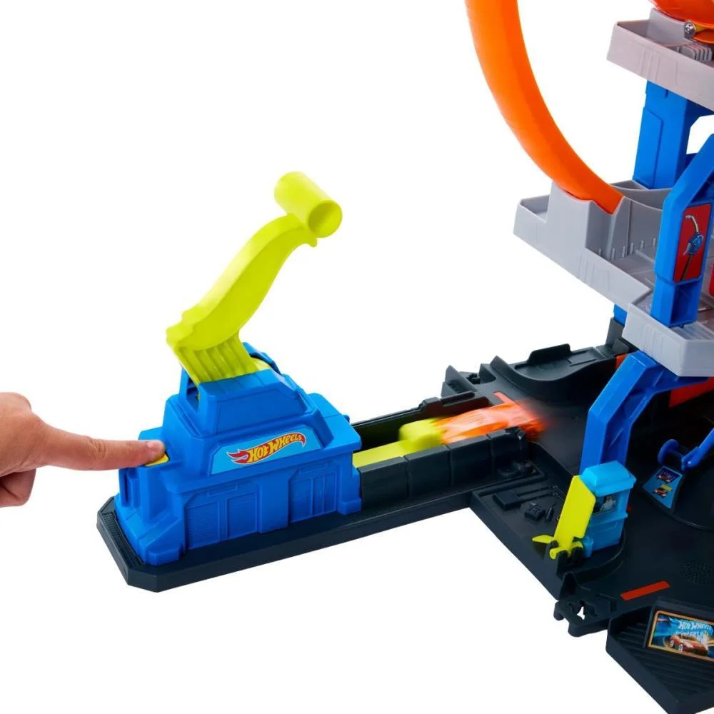 Hot Wheels Pista City Mega Garagem Mattel - imagem 7