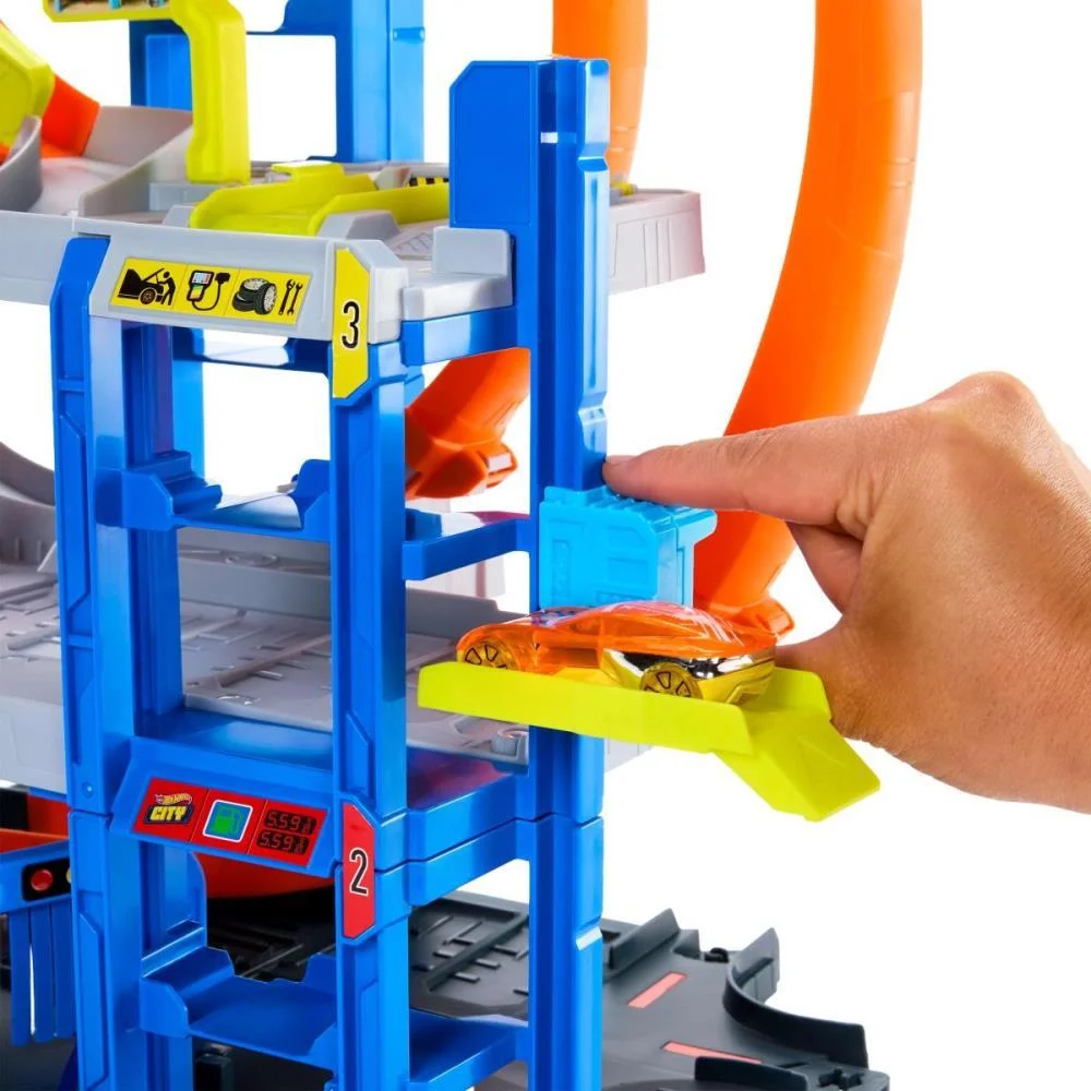 Hot Wheels Pista City Mega Garagem Mattel - imagem 8