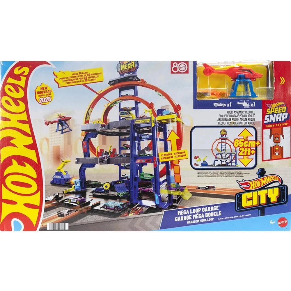 Hot Wheels Pista City Mega Garagem Mattel - imagem 10