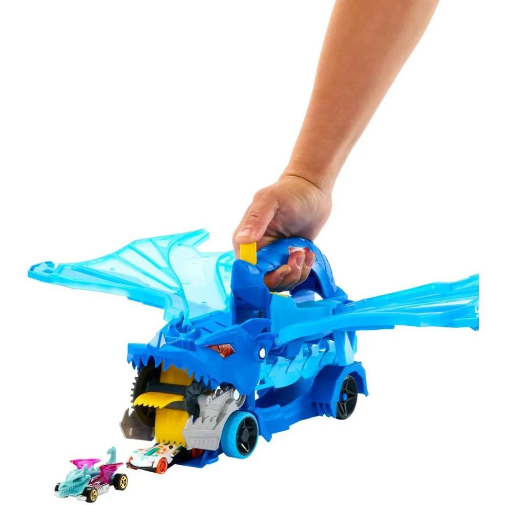 Hot Wheels Pista City Super Trailer De Dragão Mattel - imagem 4