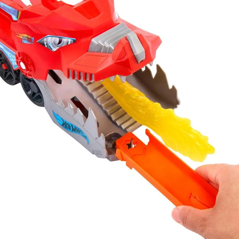 Hot Wheels Pista City Super Trailer De Dragão Mattel - imagem 9