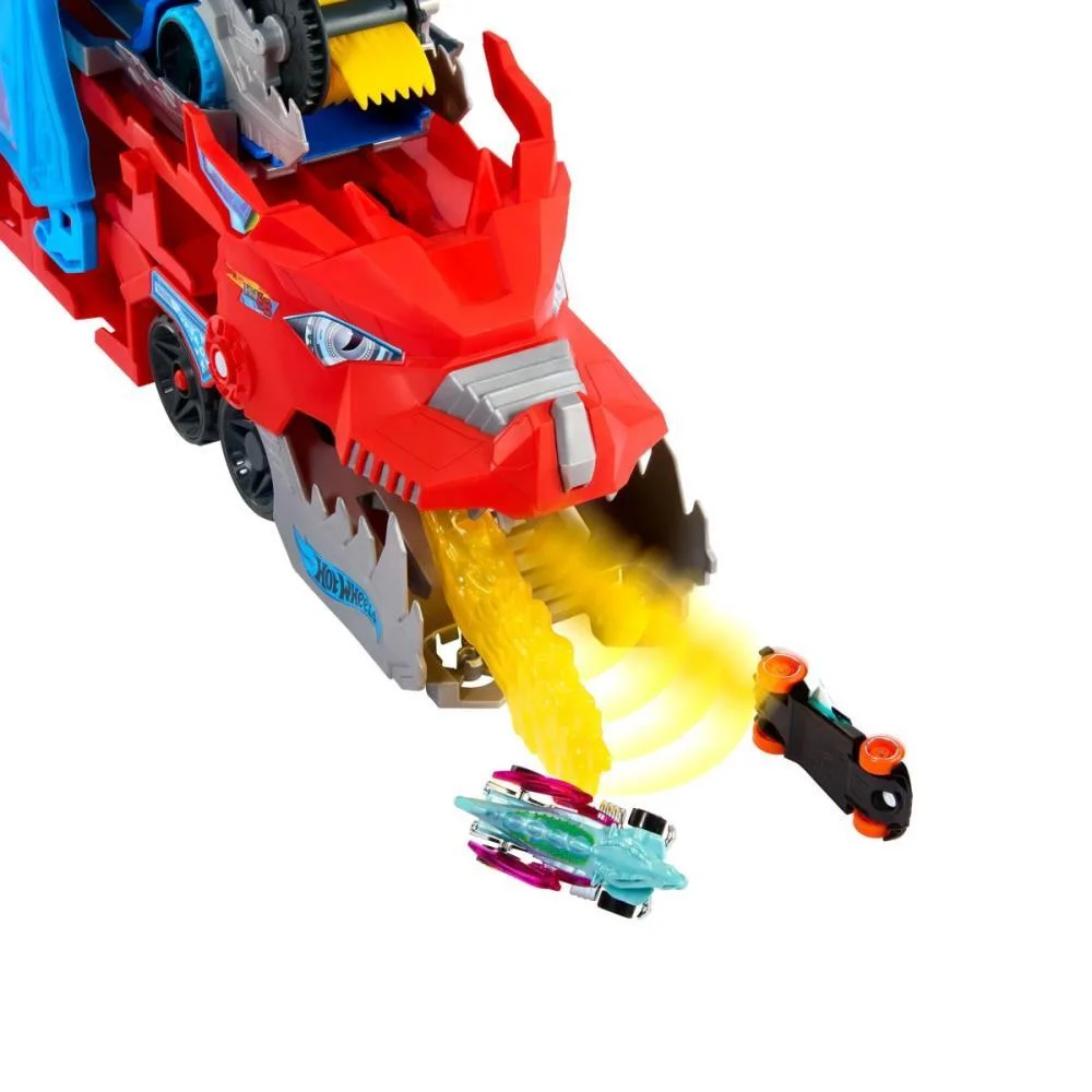 Hot Wheels Pista City Super Trailer De Dragão Mattel - imagem 10