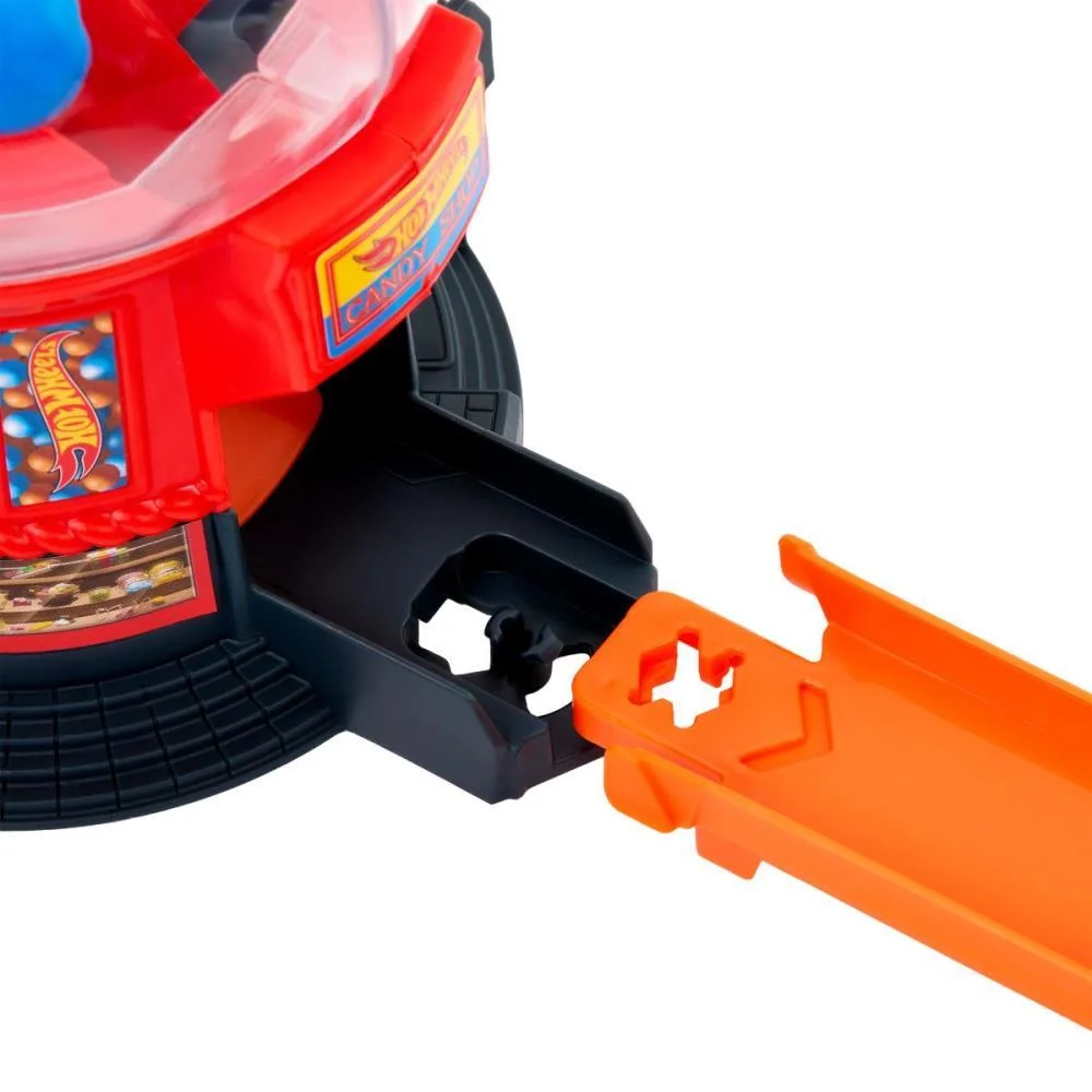 Hot Wheels Pista City Downtown Loja De Doces Mattel - imagem 3