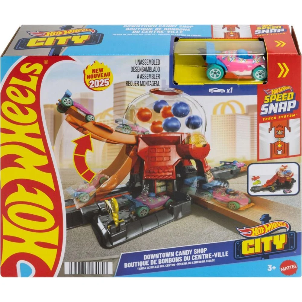 Hot Wheels Pista City Downtown Loja De Doces Mattel - imagem 6