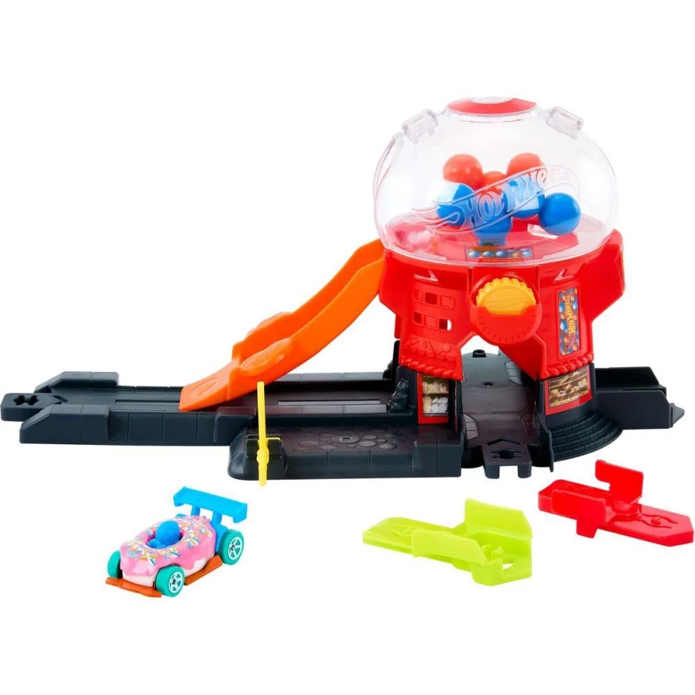 Hot Wheels Pista City Downtown Loja De Doces Mattel - imagem 9
