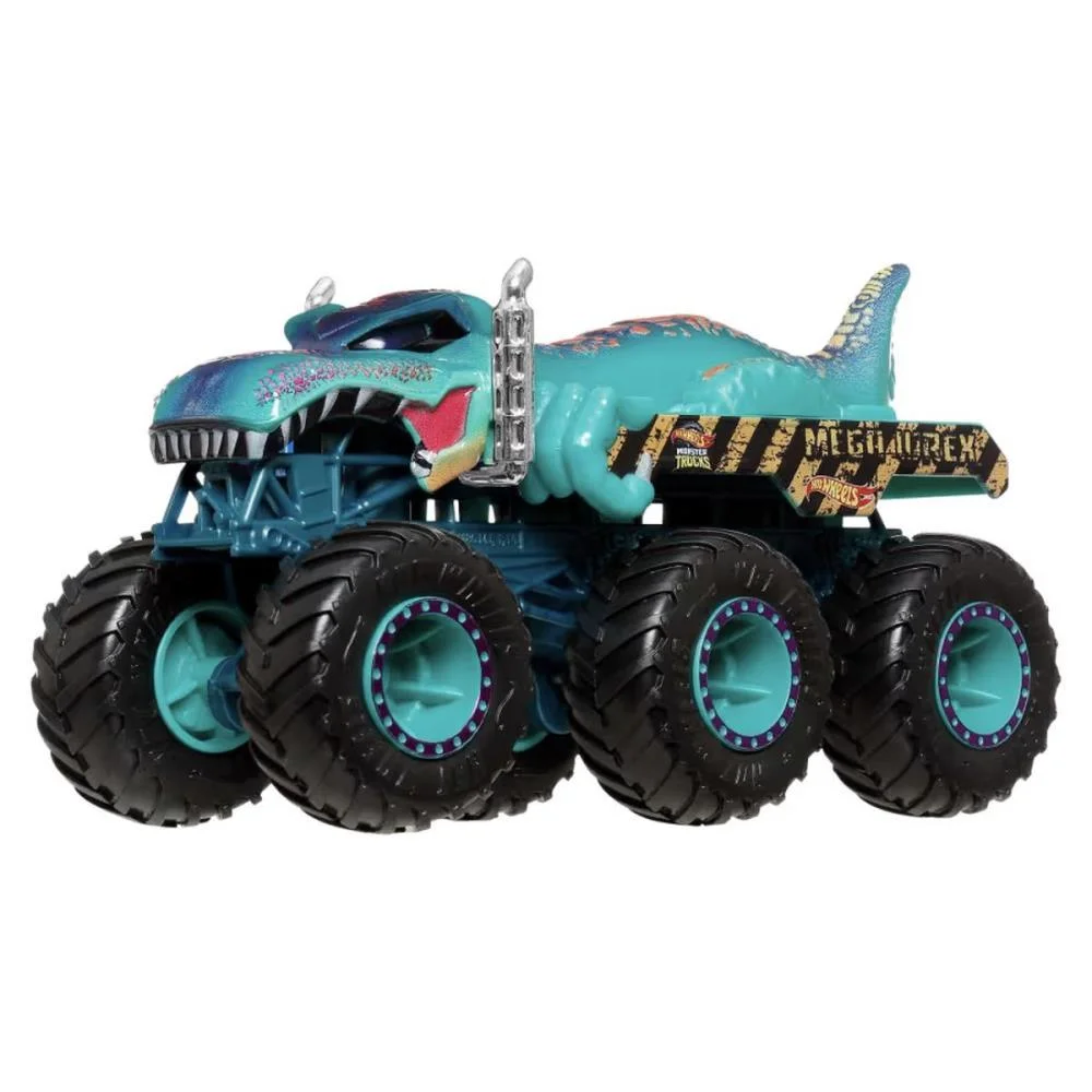 Hot Wheels Monster Trucks Sharks Vs.dinos 1:64 6-Pack (S Mattel - imagem 4