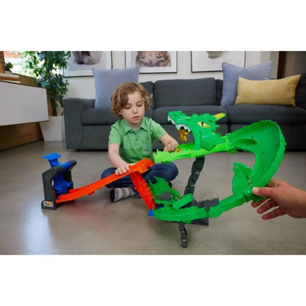 Hot Wheels Monster Trucks Destruicao Do Dragao Mattel - imagem 12