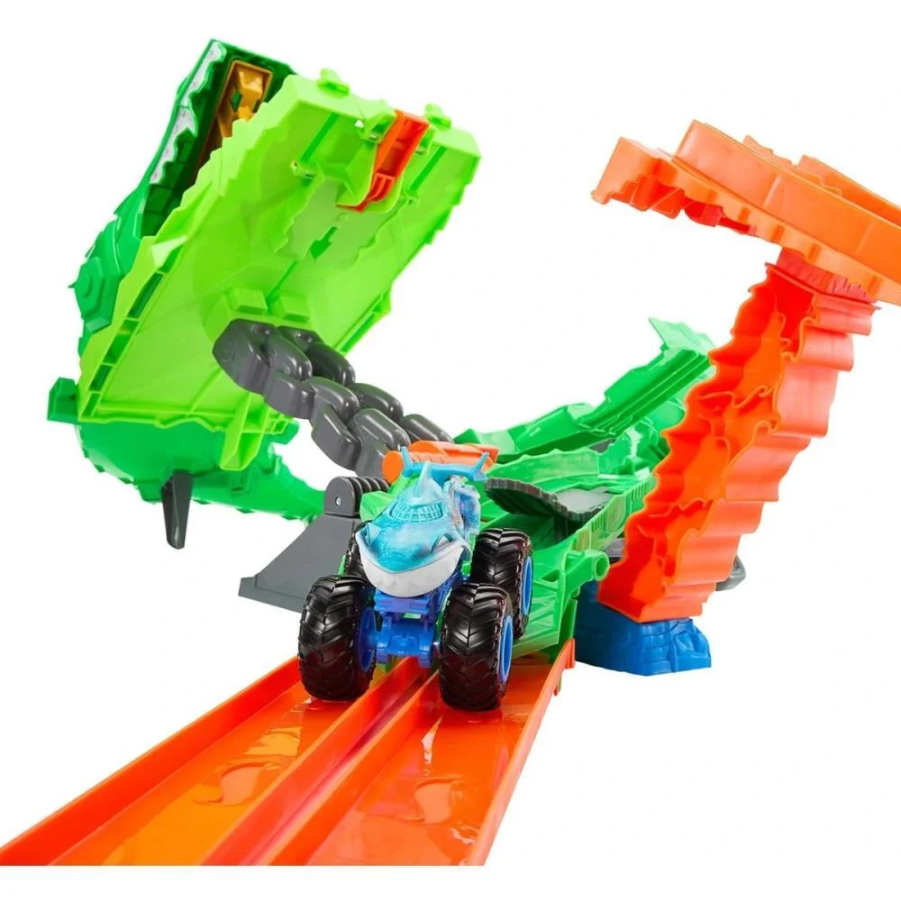 Hot Wheels Monster Trucks Destruicao Do Dragao Mattel - imagem 7
