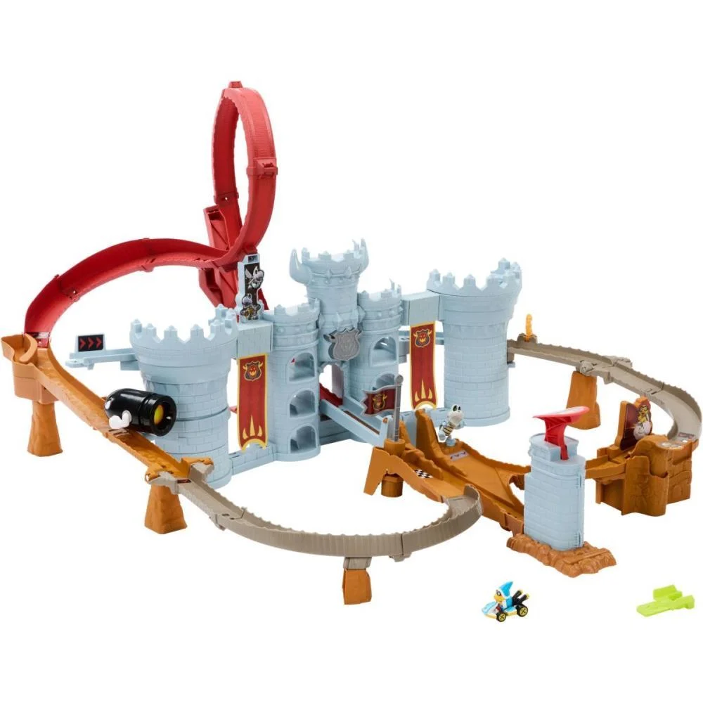 Hot Wheels Mario Kart Mario Kart Pista Castel Bowser Mattel - imagem 3
