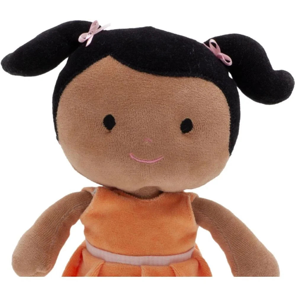 Boneca De Pelucia Juju Negra 35Cm Zip - imagem 3