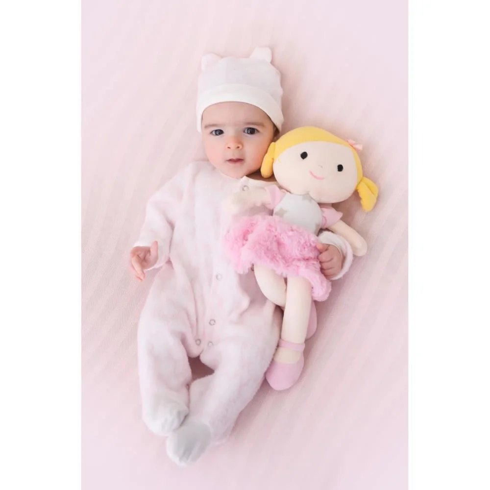 Boneca De Pelucia Malu Loira 35Cm Zip - imagem 4