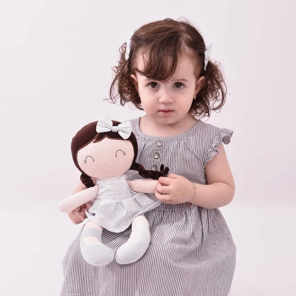 Boneca De Pelucia Nicole 35Cm Zip - imagem 4