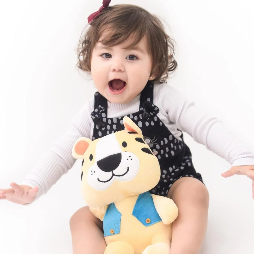 Pelucia Tigre Amigos Da Floresta 34Cm Zip - imagem 4