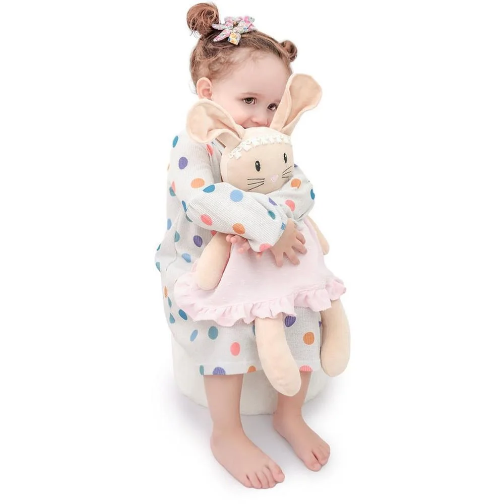 Pelucia Coelha Belinha Rosa 53Cm Zip - imagem 5