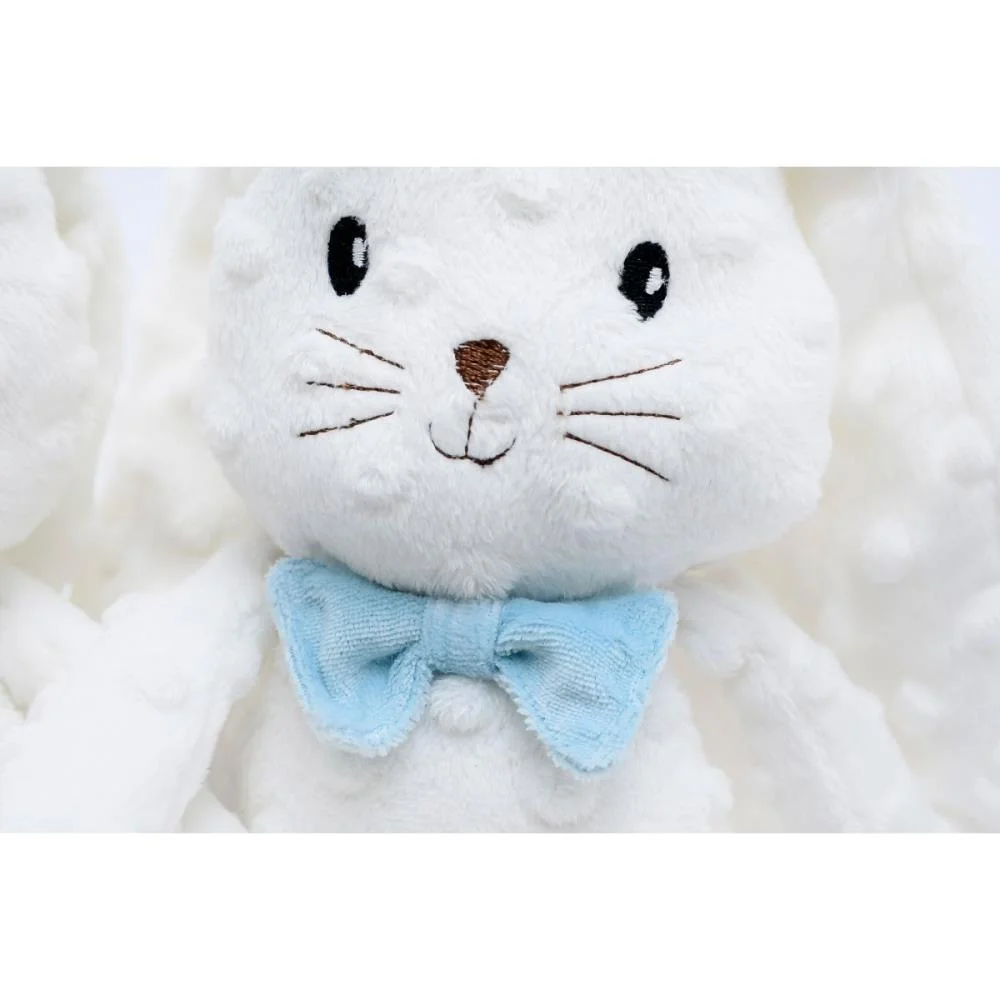 Pelucia Coelho Laço Azul 43Cm Zip - imagem 4