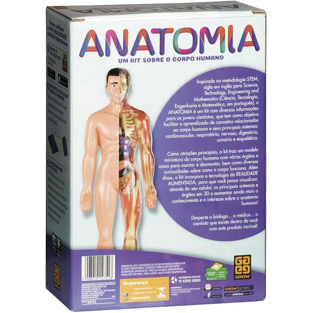 Jogo Diverso Anatomia Grow - imagem 3