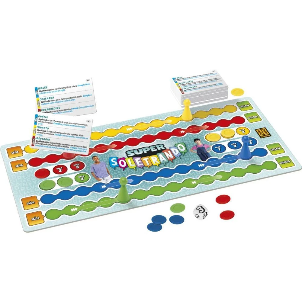 Jogo De Tabuleiro Super Soletrando Grow - imagem 3