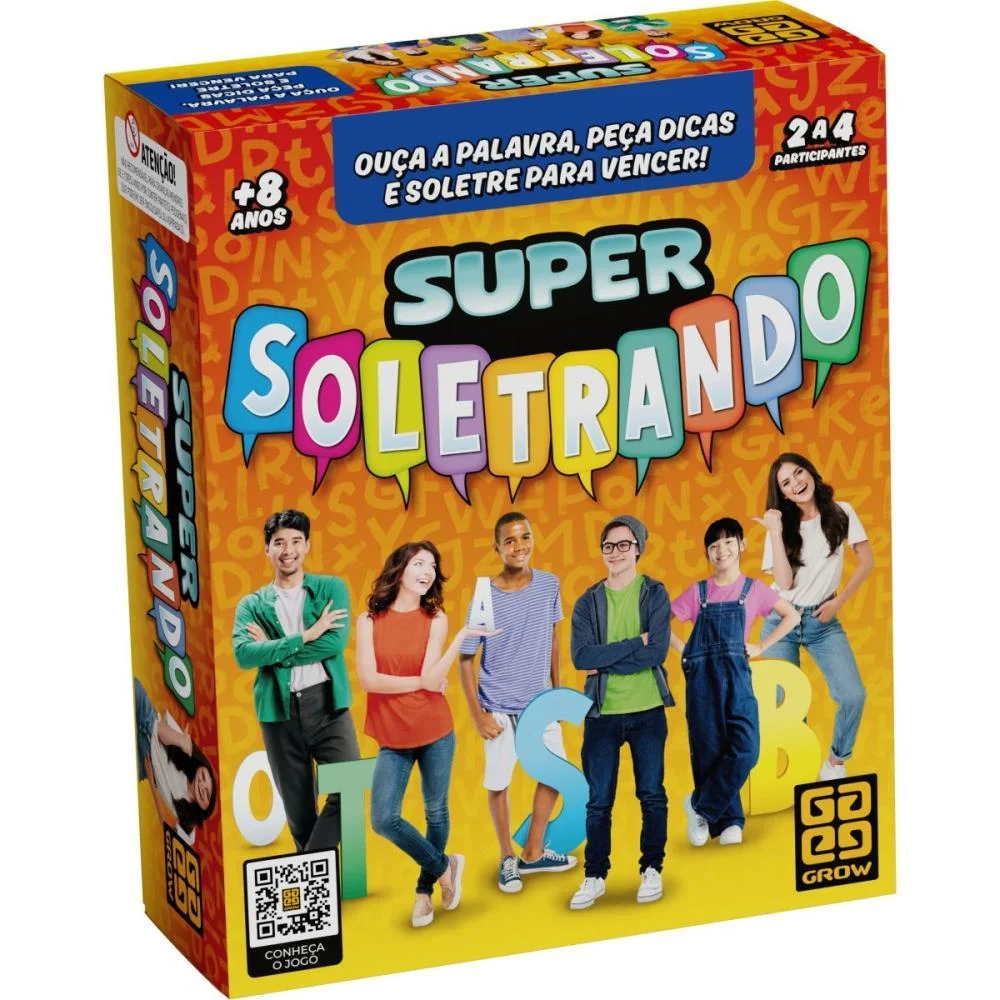 Jogo De Tabuleiro Super Soletrando Grow - imagem 5