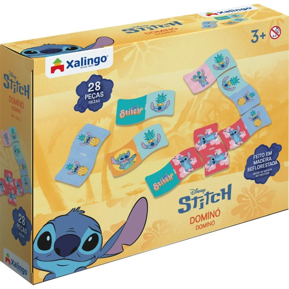 Domino Stitch 28 Peças Xalingo - imagem 4