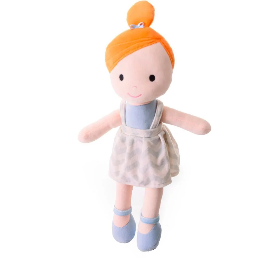 Boneca De Pelucia Mari Ruiva 35Cm Zip - imagem 8