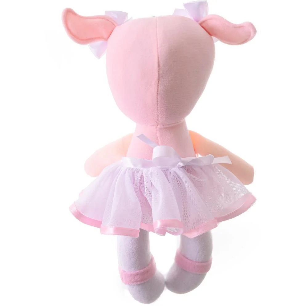 Boneca De Pelucia Bia Cabelo Rosa 35Cm Zip - imagem 3