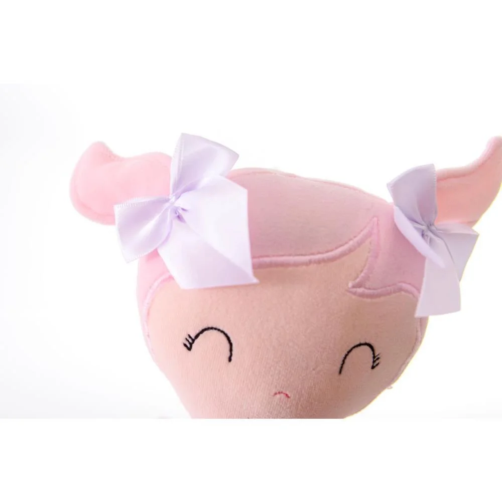 Boneca De Pelucia Bia Cabelo Rosa 35Cm Zip - imagem 5