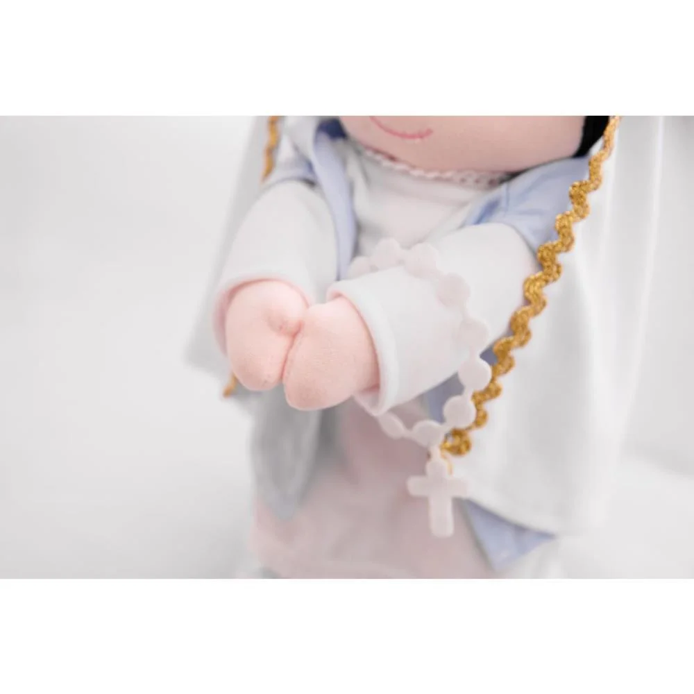 Boneca De Pelucia Religioso Maria 32Cm Zip - imagem 4