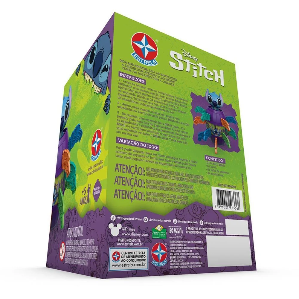 Jogo Diverso Stitch Pula Partir De 5 Anos Estrela - imagem 5
