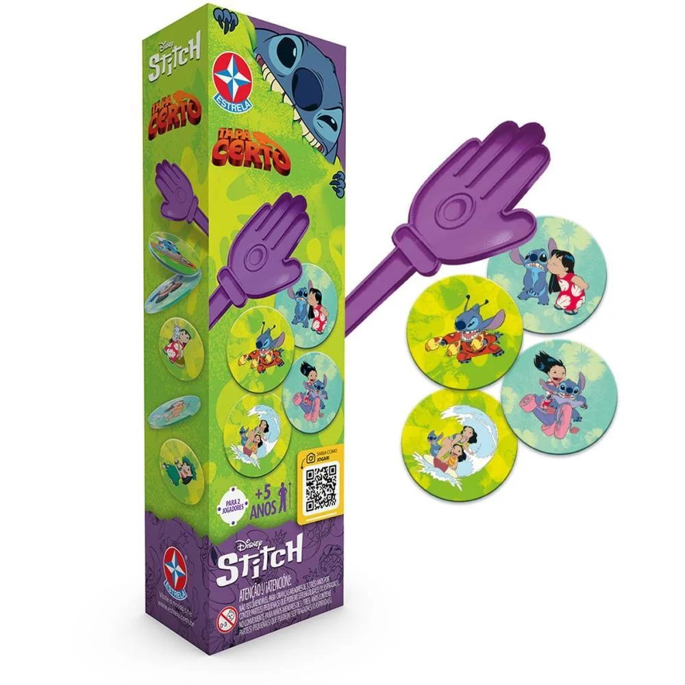 Jogo Diverso Stitch Tapa Certo Estrela - imagem 2