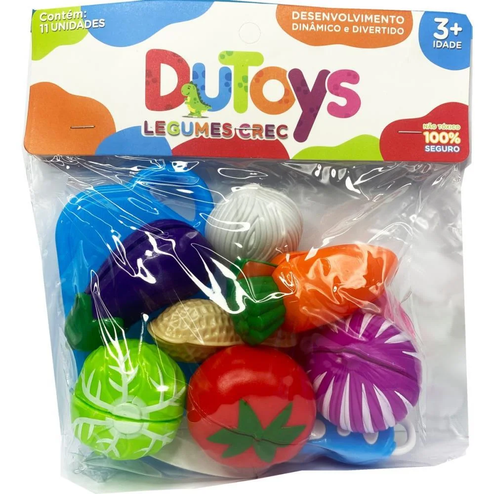 Brincando De Casinha Legumes Crec 11Pcs (S) Toy Mix - imagem 2