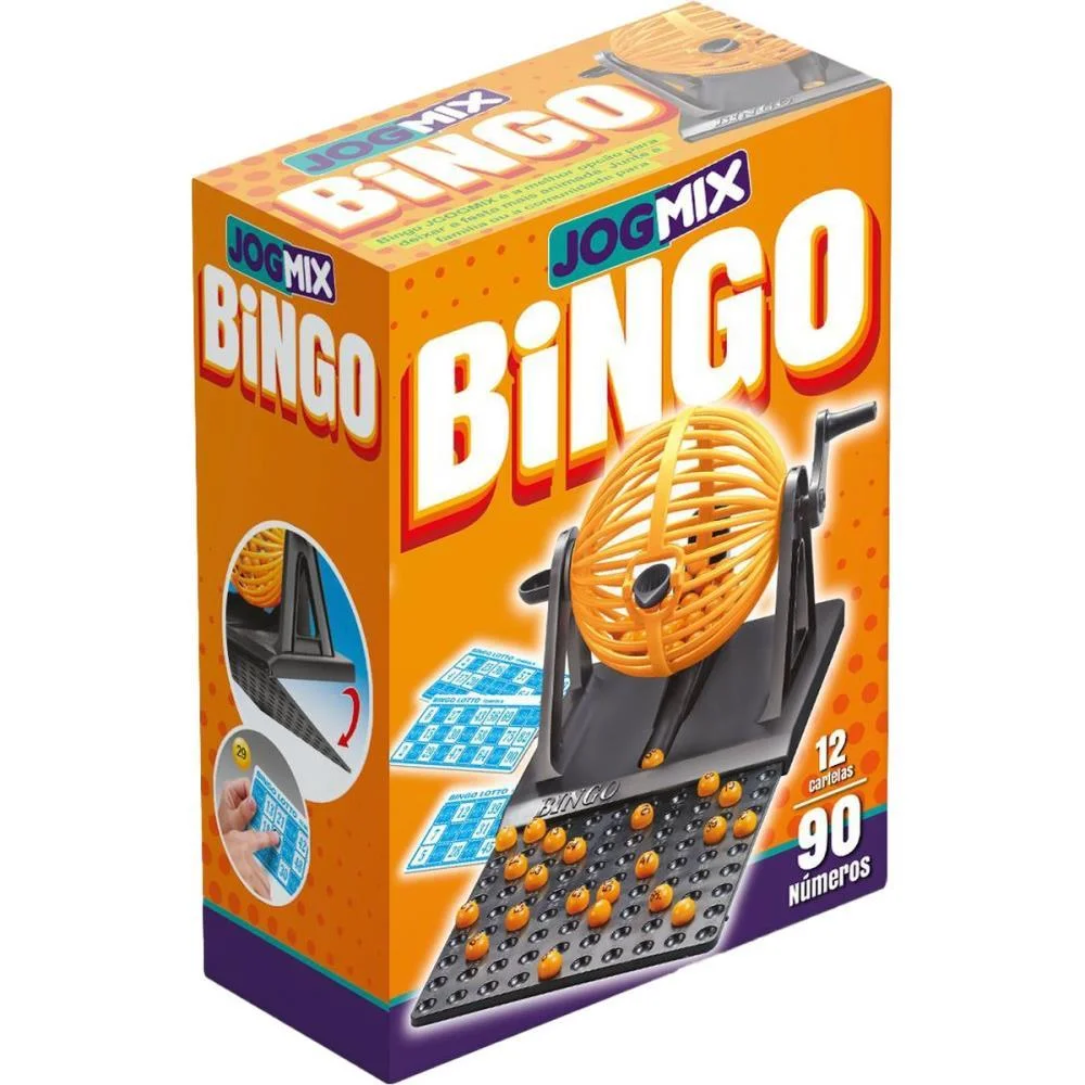 Jogo De Bingo Plastico 90 Numeros Toy Mix - imagem 2