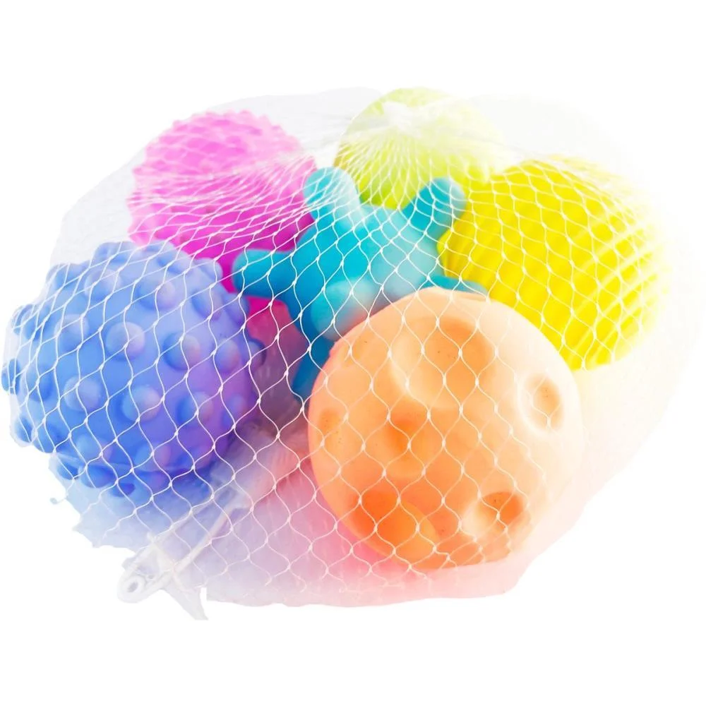 Brinquedo Para Bebe Para Banho Esferas 6Pcs (S) Toy Mix - imagem 3