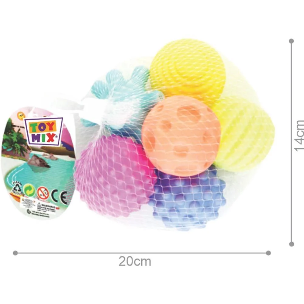 Brinquedo Para Bebe Para Banho Esferas 6Pcs (S) Toy Mix - imagem 4