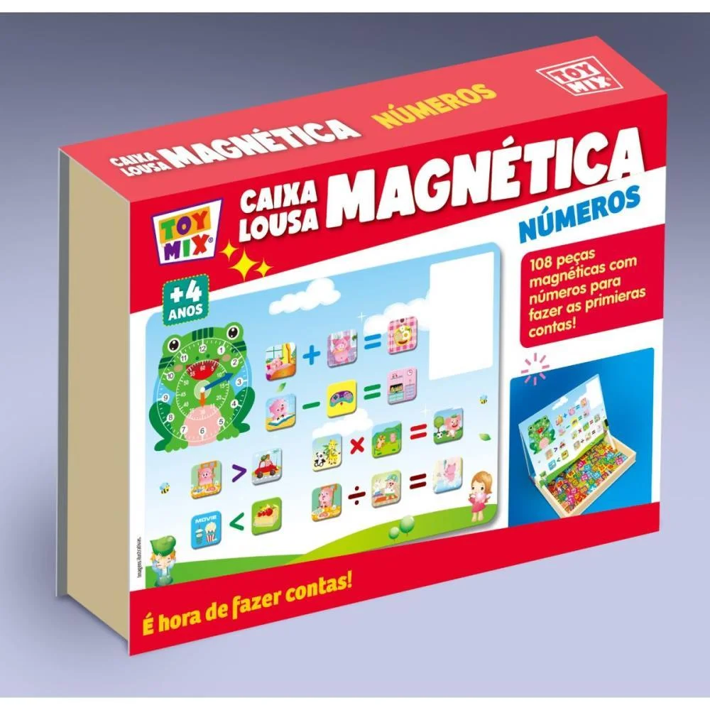 Brinquedo Educativo Q.cabeca Magnetico E Lousa Toy Mix - imagem 3