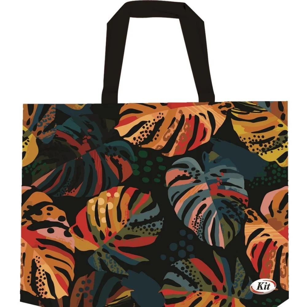 Sacola Plastica Shopping Bag 43X43X12Cm (S) Kit (Pct.c/12) - imagem 3