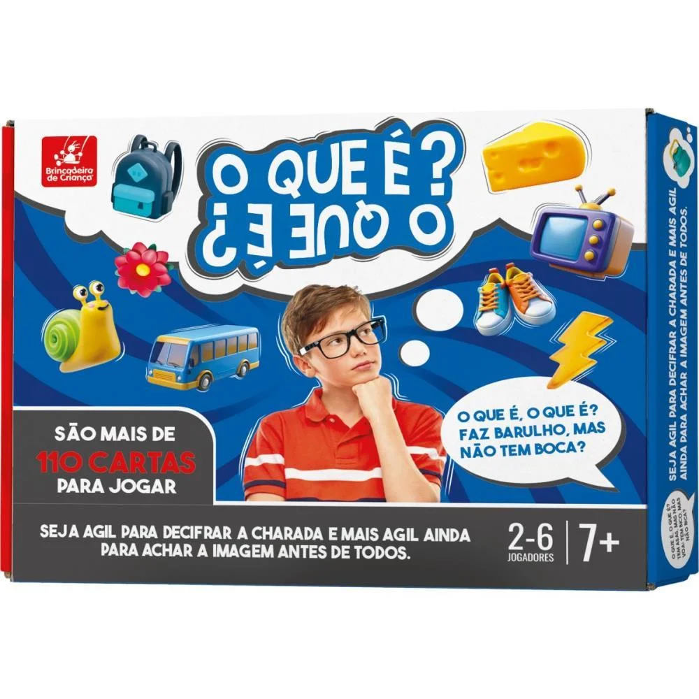 Jogo De Tabuleiro O Que E O Que E Brinc. De Crianca - imagem 2