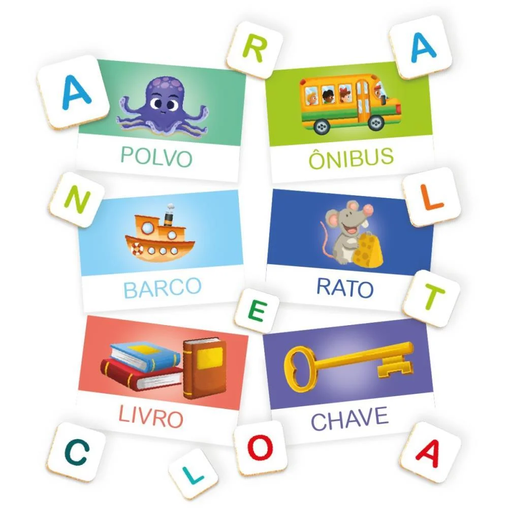 Jogo Educativo Desafio Das Palavras Brinc. De Crianca - imagem 3