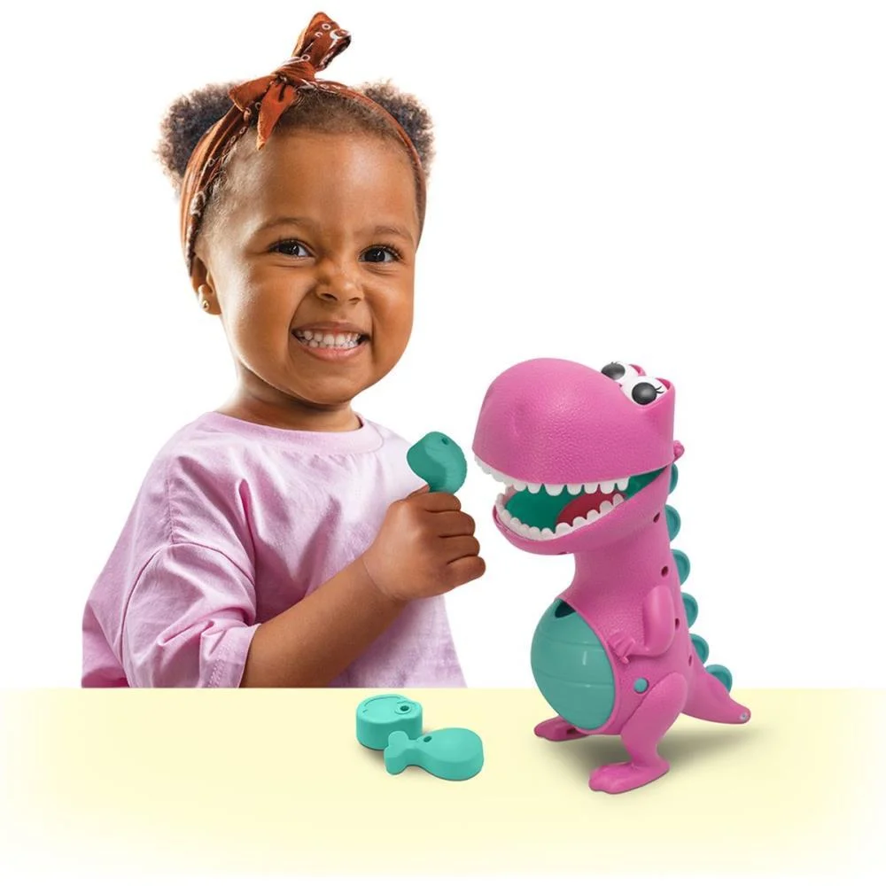 Brinquedo Para Bebe Tina Rex Papa Tudo Elka - imagem 3