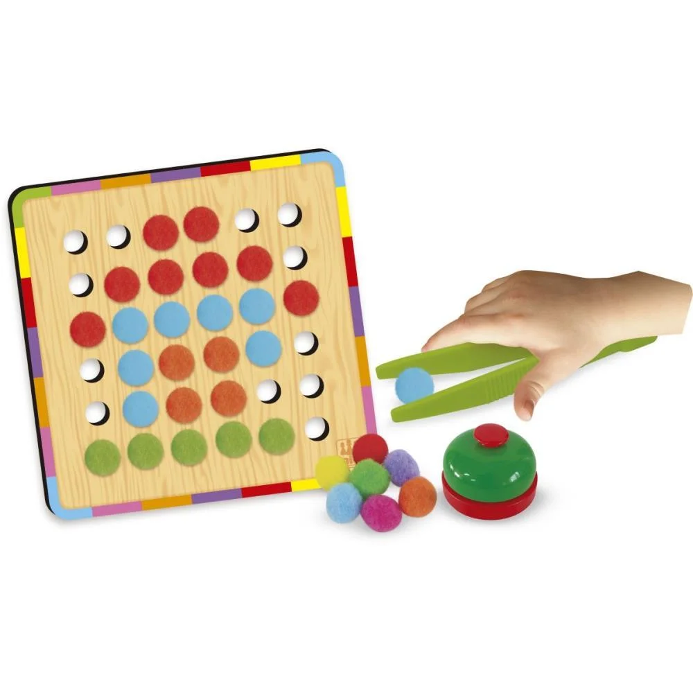 Brinquedo Educativo Mosaico Pompom Nig Brinquedos - imagem 4