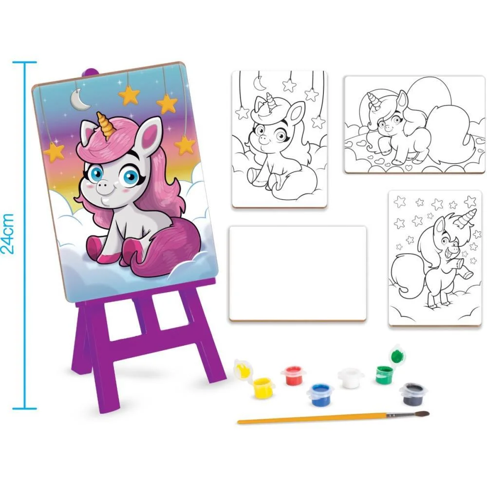 Brinquedo Para Colorir Kit Pinturinha Unicornios Nig Brinquedos - imagem 4