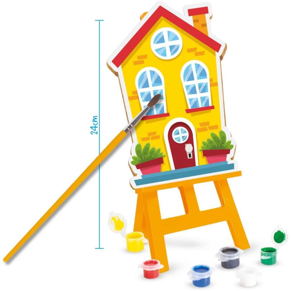 Brinquedo Para Colorir Kit Pinturinha Casinhas Nig Brinquedos - imagem 4