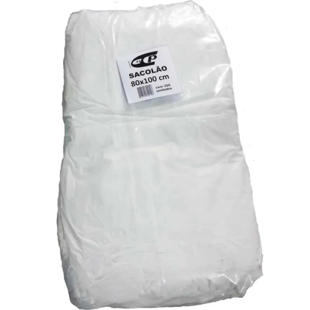 Sacola Plastica 80X100 C/125 Unidades Central Plast (Pacote) - imagem 3
