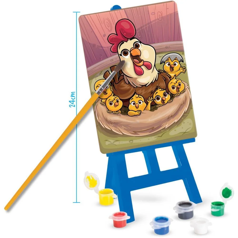 Brinquedo Para Colorir Kit Pinturinha Fazendinha Nig Brinquedos - imagem 3