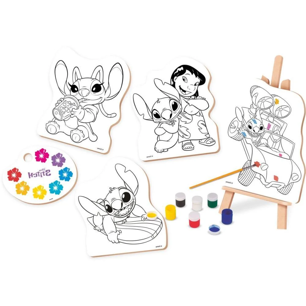 Brinquedo Para Colorir Stitch Kit Pintura Nig Brinquedos - imagem 3