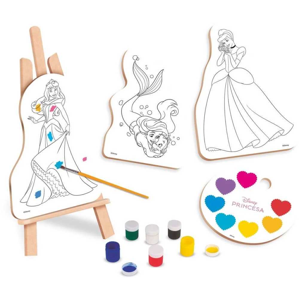 Brinquedo Para Colorir Princesas Kit Pintura Nig Brinquedos - imagem 3