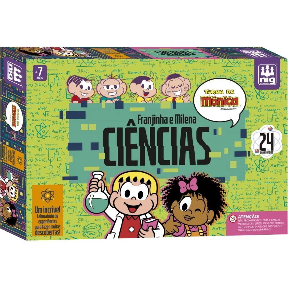 Brinquedo Educativo T.da Monica Ciencia Franj.mile Nig Brinquedos - imagem 2