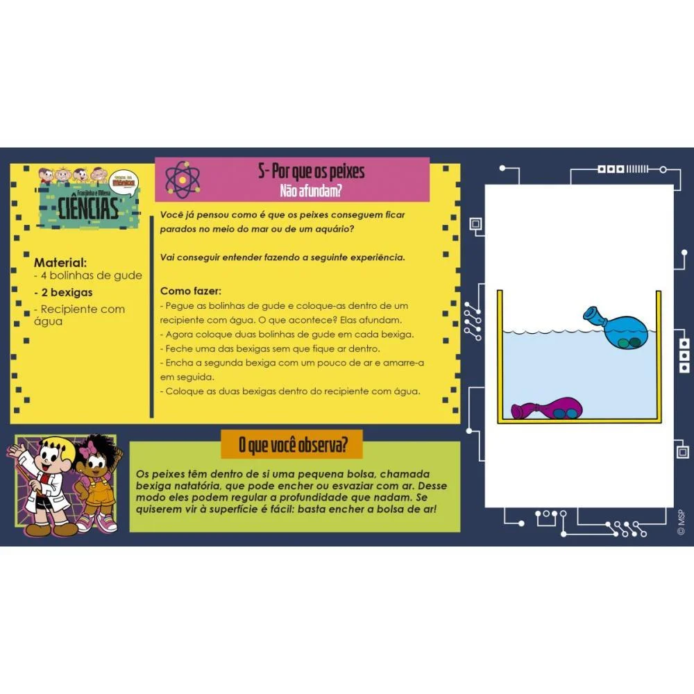 Brinquedo Educativo T.da Monica Ciencia Franj.mile Nig Brinquedos - imagem 4