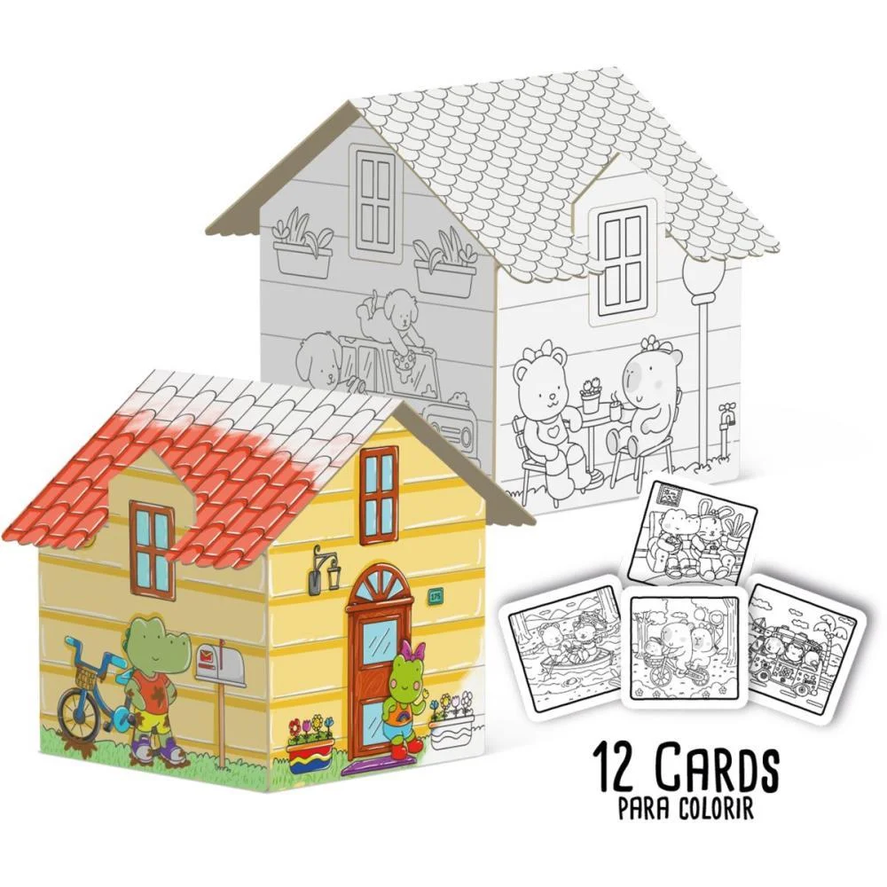 Brinquedo Para Colorir Comfy E Cozy Casinha Brinc. De Crianca - imagem 3