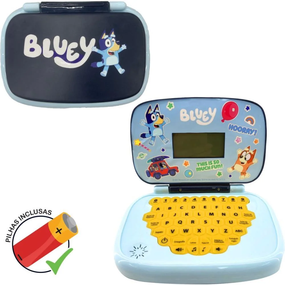 Laptop Infantil Bluey Minigame Bilingue Candide - imagem 3